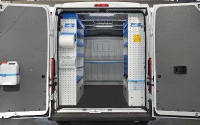 Allestimento Fiat Ducato per furgoni da installazione cancelli
